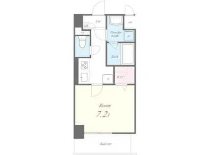 コージーコートⅥ(1K/5階)の間取り写真