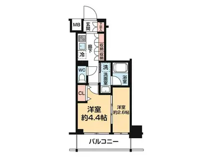 GENOVIA木場II GENOVIA木場II(2K/4階)の間取り写真