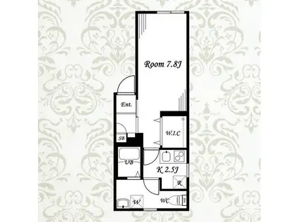 アクシス中村橋(1K/1階)の間取り写真