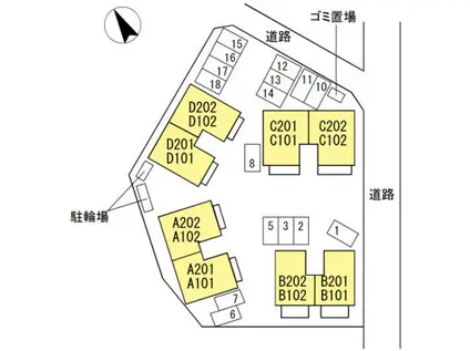 FAMILY COURT(3DK/1階)の間取り写真