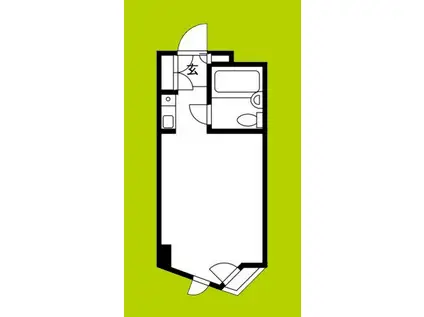 エス・ピー勝山北(ワンルーム/4階)の間取り写真