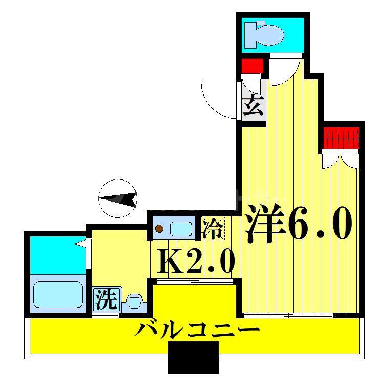 A-PEXGARDEN(1K/9階)の間取り写真