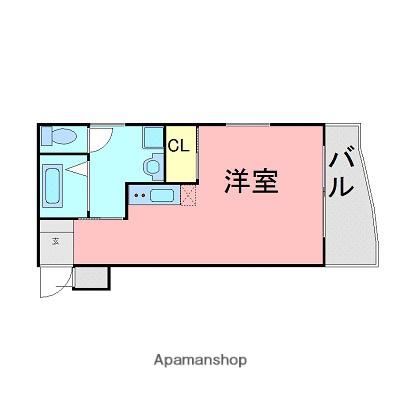 サヴォイマキシマイズ博多ステーション(1K/12階)の間取り写真