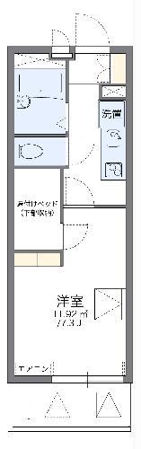 レオパレス伸光(1K/3階)の間取り写真