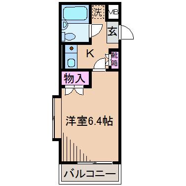 プレミール日吉(1K/3階)の間取り写真