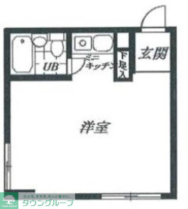 パーク・ノヴァ渋谷(ワンルーム/6階)の間取り写真