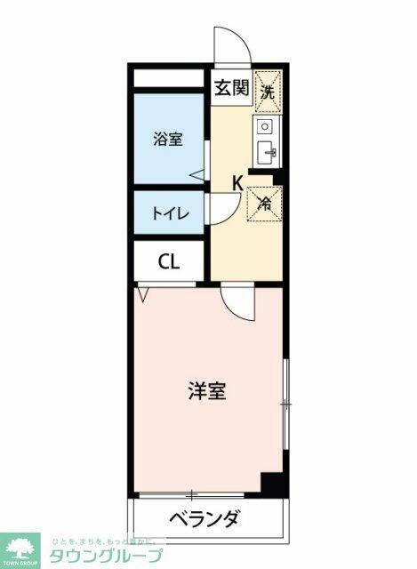 マイナビSTAYパレス吉祥寺井の頭公園(1K/3階)の間取り写真