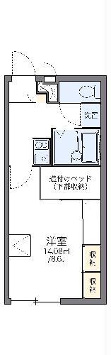 レオパレスNATURALLY(1K/2階)の間取り写真
