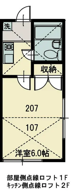 コゼット2 1階階 間取り