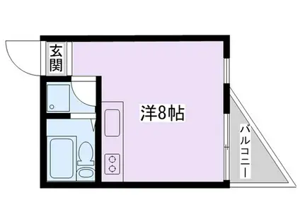 トヨシモンズ(ワンルーム/2階)の間取り写真