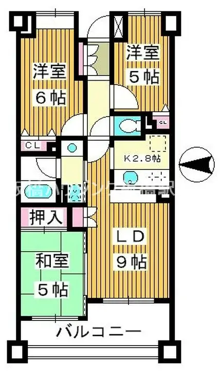 サクセス西高島平 7階階 間取り