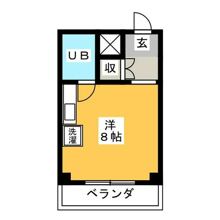 横浜エースマンション 2階階 間取り