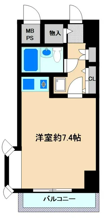 ビクセル川崎 6階階 間取り