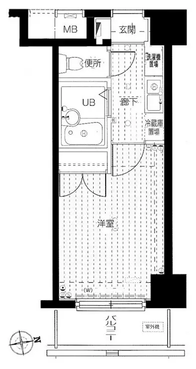 メインステージ平和島 9階階 間取り