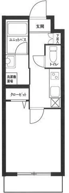 スカイコート多摩川壱番館 3階階 間取り