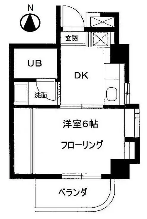 サンライズマンション 3階階 間取り