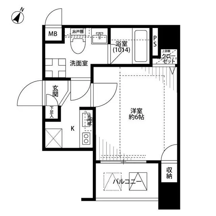 プレール・ドゥーク川崎 5階階 間取り