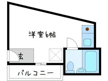 サンコート高安(ワンルーム/3階)の間取り写真