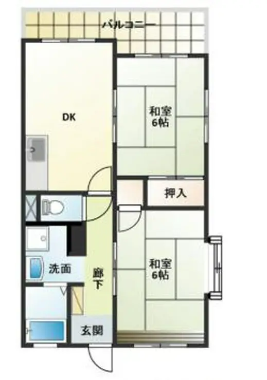 メゾン多摩 3階階 間取り
