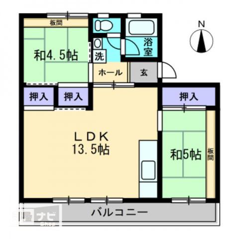 SPERANZA TAKAMATSU(2LDK/4階)の間取り写真