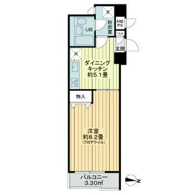 ライオンズマンション川口幸町 2階階 間取り