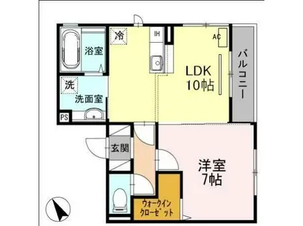 セント レジデンス(1LDK/3階)の間取り写真