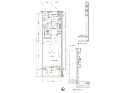 アークマーク東中野(1K/5階)の間取り写真