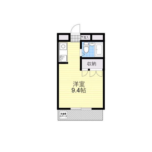 シャルム大堀(ワンルーム/5階)の間取り写真