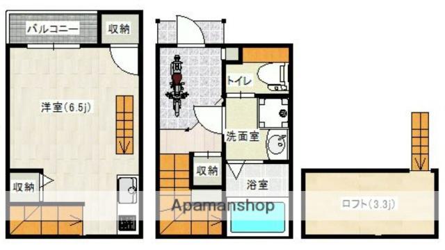 GRANMEINOHAMA(ワンルーム/1階)の間取り写真