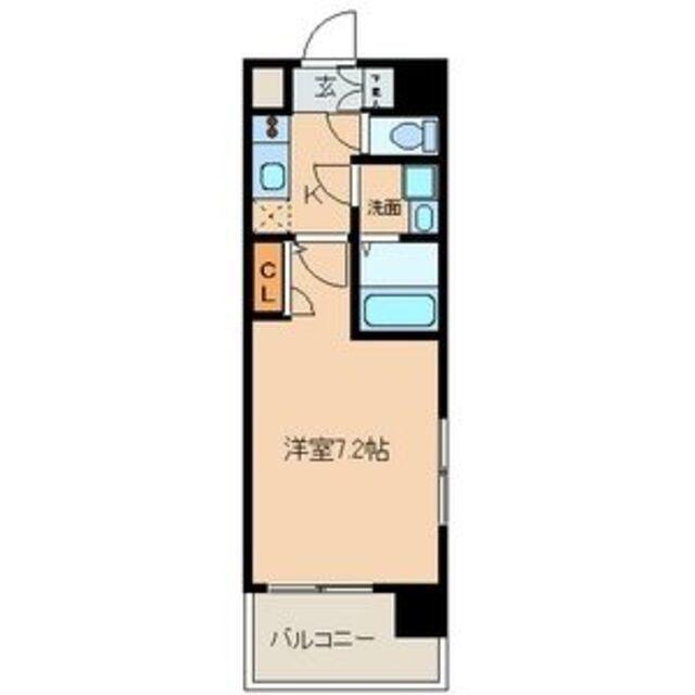 UURコート名古屋名駅(1K/9階)の間取り写真