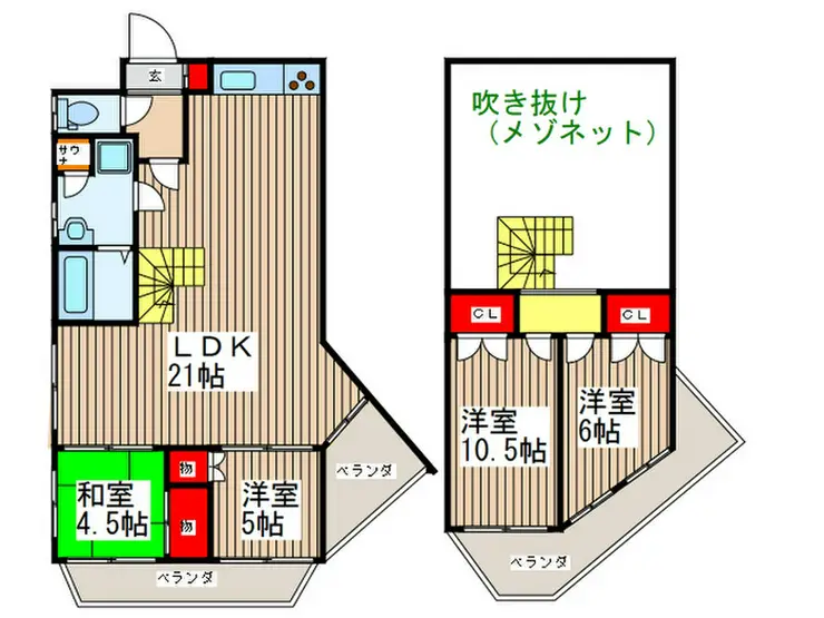 ガルボ大宮宮町 4階階 間取り