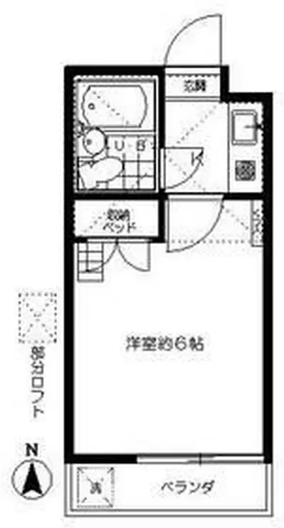 ジュネス稲田堤 2階階 間取り