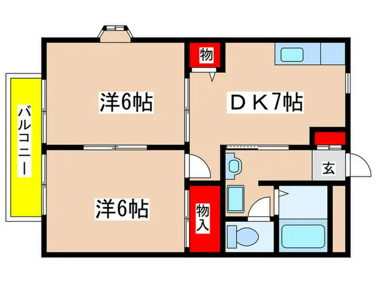 アルス新百合 2階階 間取り