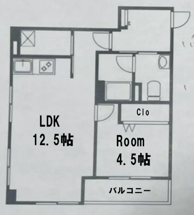 横浜ハイツ 6階階 間取り