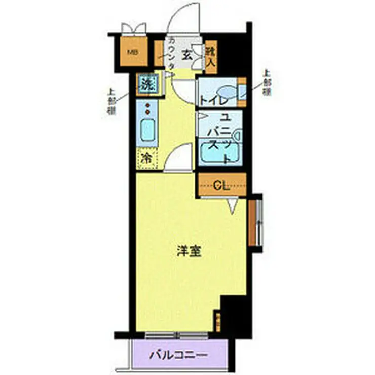 トーシンフェニックス初台弐番館 5階階 間取り
