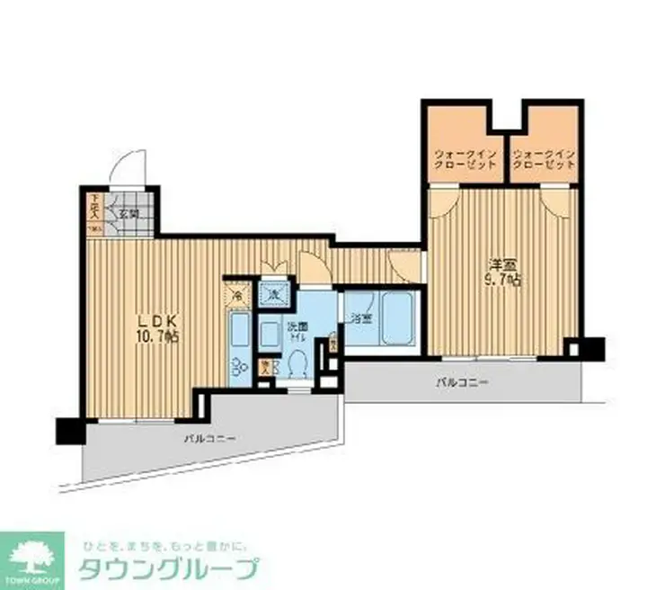 レジデンス代々木公園 4階階 間取り