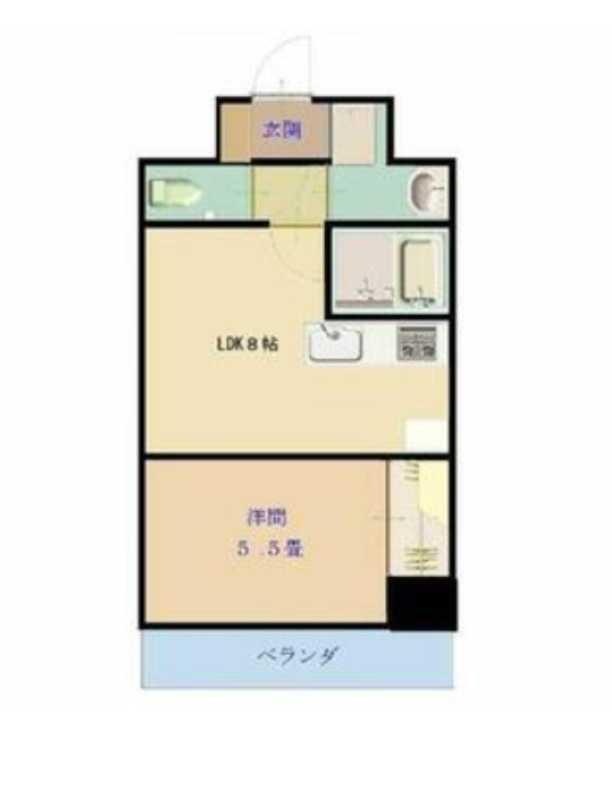 セリオンパレス(1LDK/7階)の間取り写真