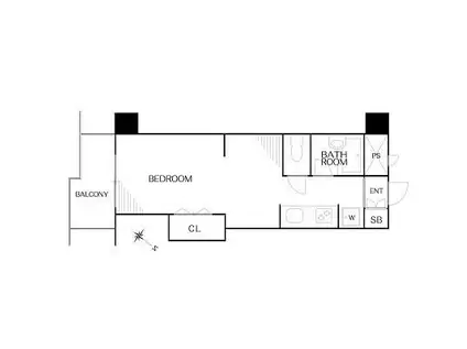 ニューライフ日本橋(ワンルーム/5階)の間取り写真