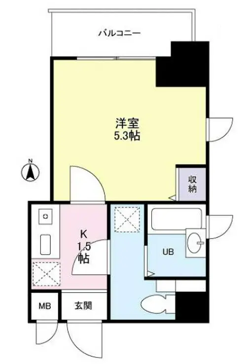 グランビュー御茶ノ水 3階階 間取り