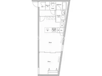 EDIT文京千石II(1LDK/2階)の間取り写真