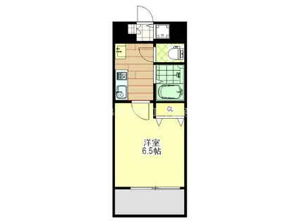 サンアーク深江橋(1K/4階)の間取り写真