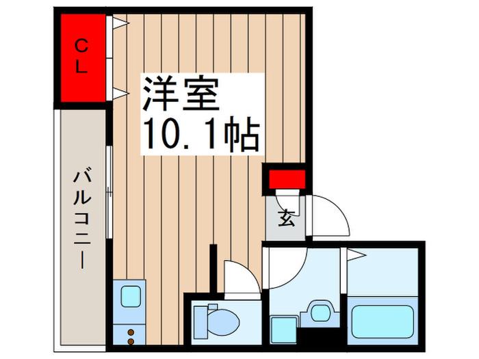KA-NA MAISON蘇我(ワンルーム/2階)の間取り写真