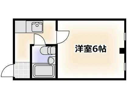 オーナーズマンション播磨町II(1K/1階)の間取り写真