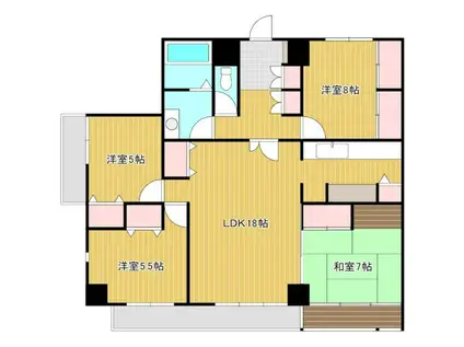 グランフォルム(4LDK/2階)の間取り写真