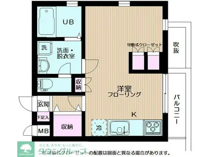 コモドピア(ワンルーム/3階)の間取り写真