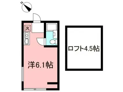 エクセレンス和泉(ワンルーム/2階)の間取り写真