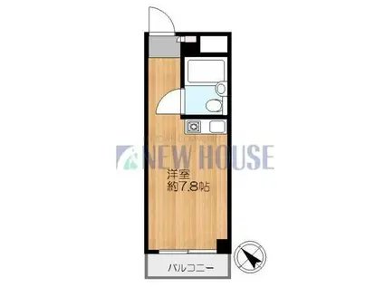 飯田橋ハイタウン(ワンルーム/10階)の間取り写真