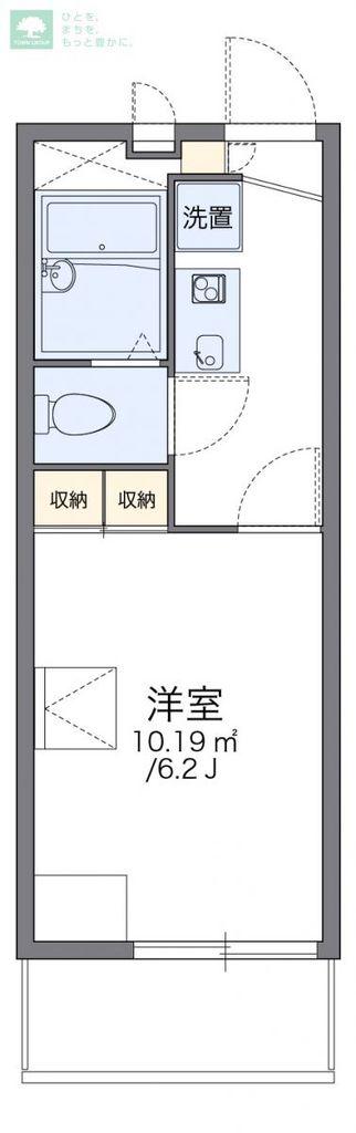 レオパレスアドミラブール(1K/3階)の間取り写真