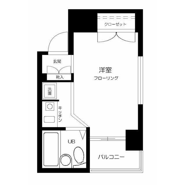 ホーメストハイツ本郷(ワンルーム/7階)の間取り写真