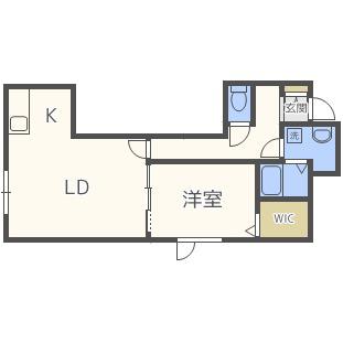 KOYAS(1LDK/1階)の間取り写真